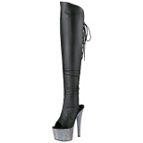 Polipiel 18 cm BEJEWELED-DM-7 Botas Altas Plataforma Strass