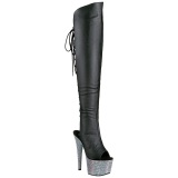 Polipiel 18 cm BEJEWELED-DM-7 Botas Altas Plataforma Strass