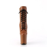 Polipiel 20 cm FLAMINGO-1020 caramel botines con suela plataforma mujer