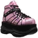 Polipiel Rosa 7,5 cm NEPTUNE-100 Zapatos de Goticas Hombres Plataforma