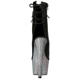 Polipiel piedra cristal 18 cm BEJEWELED-1018D7 botines mujer con plataforma