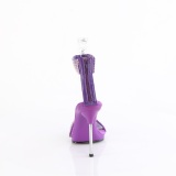 Purpura 11,5 cm CHIC-40 correa al tobillo sandalias tacn aguja de metal