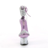 Purpura 18 cm SKY-327RSI tacn alto con correa al tobillo strass