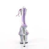 Purpura 18 cm SKY-327RSI tacn alto con correa al tobillo strass