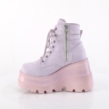 Purpura Terciopelo 11,5 cm SHAKER-52 botines cua alta plataforma