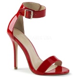 Rojo 13 cm AMUSE-10 Zapatos para travestis