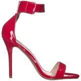 Rojo 13 cm Pleaser AMUSE-10 sandalias de tacn alto