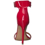 Rojo 13 cm Pleaser AMUSE-10 sandalias de tacn alto