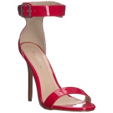 Rojo 13 cm Pleaser AMUSE-10 sandalias de tacn alto