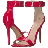 Rojo 13 cm Pleaser AMUSE-10 sandalias de tacn alto