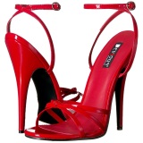 Rojo 15 cm DOMINA-108 Zapatos para travestis