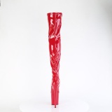 Rojo 20 cm FLAMINGO-3000 Botas Altas Plataforma