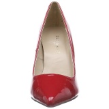 Rojo Charol 10 cm CLASSIQUE-20 zapatos puntiagudos tacn de aguja