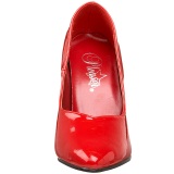 Rojo Charol 10 cm DREAM-420 Zapatos de Saln para Hombres