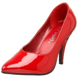 Rojo Charol 10 cm DREAM-420 Zapatos de Saln para Hombres