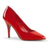 Rojo Charol 10 cm VANITY-420 zapatos de saln puntiagudos