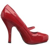 Rojo Charol 12 cm retro vintage CUTIEPIE-02 zapatos mary jane con plataforma escondida