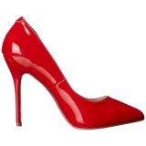 Rojo Charol 13 cm AMUSE-20 Stiletto zapatos tacn de aguja