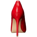 Rojo Charol 13 cm AMUSE-20 Stiletto zapatos tacn de aguja