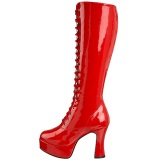 Rojo Charol 13 cm ELECTRA-2020 Botas de mujer para Hombres