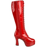 Rojo Charol 13 cm ELECTRA-2020 Botas de mujer para Hombres