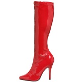 Rojo Charol 13 cm SEDUCE-2000 Botas de mujer para Hombres