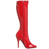 Rojo Charol 13 cm SEDUCE-2000 Botas de mujer para Hombres