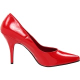 Rojo Charol 13 cm SEDUCE-420 zapatos de saln puntiagudos