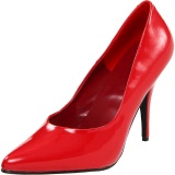 Rojo Charol 13 cm SEDUCE-420 zapatos de saln puntiagudos