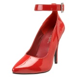 Rojo Charol 13 cm SEDUCE-431 Zapato de Stiletto para Hombres