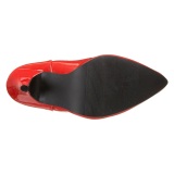 Rojo Charol 13 cm SEDUCE-431 Zapato de Stiletto para Hombres