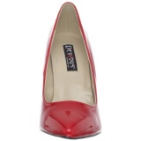 Rojo Charol 13 cm SEXY-20 zapatos tacn de aguja puntiagudos