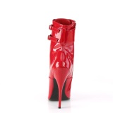 Rojo Charol 15 cm DOMINA-1023 Botines de mujer para Hombres