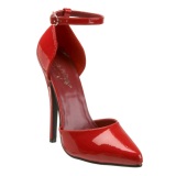 Rojo Charol 15 cm DOMINA-402 Zapatos de Saln para Hombres