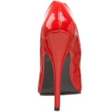 Rojo Charol 15 cm DOMINA-420 Zapatos de Saln para Hombres