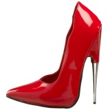 Rojo Charol 15 cm SCREAM-01 Fetish Zapatos de Saln