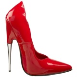 Rojo Charol 15 cm SCREAM-01 Fetish Zapatos de Saln