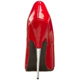 Rojo Charol 15 cm SCREAM-01 Fetish Zapatos de Saln