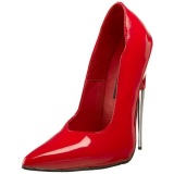 Rojo Charol 15 cm SCREAM-01 Fetish Zapatos de Saln