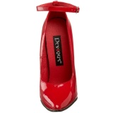 Rojo Charol 15 cm SCREAM-12 Stiletto Zapatos Tacn de Aguja