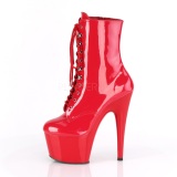 Rojo Charol 18 cm ADORE-1020 botines mujer con plataforma