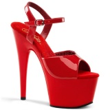 Rojo Charol 18 cm ADORE-709 Tacn Alto Plataforma