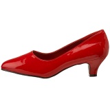 Rojo Charol 5 cm FAB-420W Zapatos de Saln para Hombres