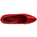 Rojo Charol 5 cm FAB-420W Zapatos de Saln para Hombres