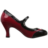 Rojo Charol 7,5 cm JENNA-06 zapatos de saln tallas grandes