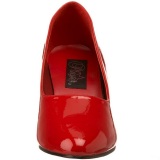 Rojo Charol 8 cm DIVINE-420W Zapatos de Saln para Hombres