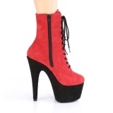 Rojo Negro 18 cm ADORE-1020FSTT exotic botines de pole dance