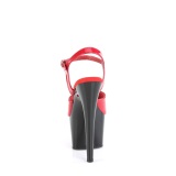 Rojo plataforma 18 cm ADORE-709 tacn alto pleaser