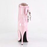 Rosa 15 cm DOMINA-1023 botines con stiletto altos