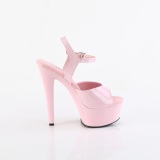 Rosa 15 cm GLEAM-609 Zapatos plataforma con tacones